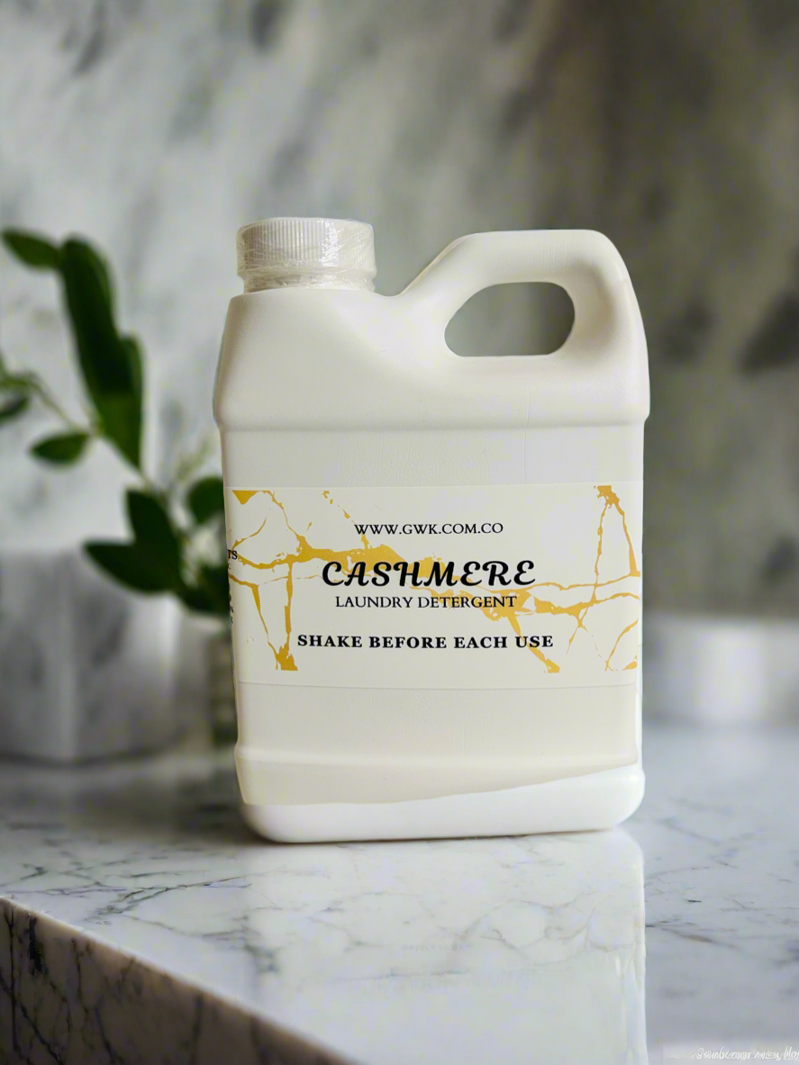 Cashmere liquid laundry detergent